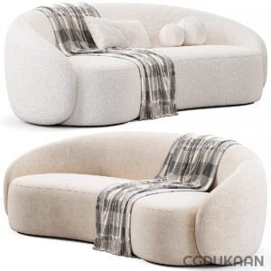 Two couches with pillows and blankets, showcasing distinct styles and colors, providing comfort and coziness.