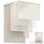 Set of four distinct shades in white and beige, great for creating a subtle and elegant look.