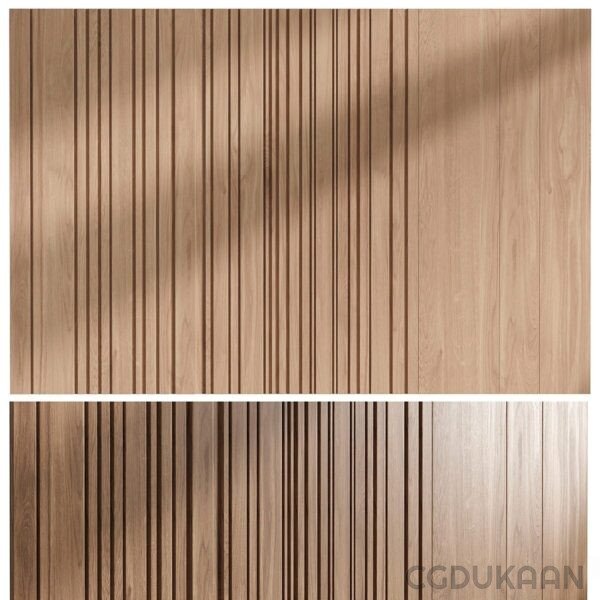 Textured wooden panel with natural grain pattern, perfect for adding warmth and character to any space.