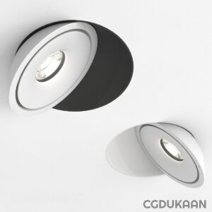 A series of delta light fixtures arranged in a visually appealing pattern, showcasing modern design and illumination.