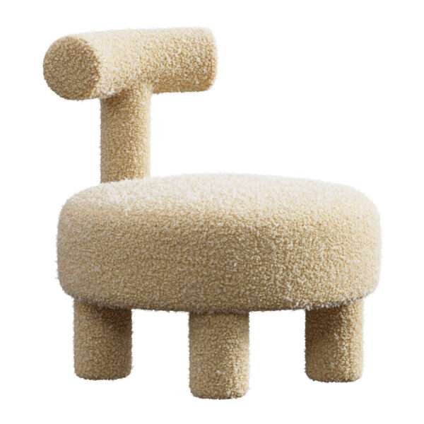 Stallion Fabric Pouffe